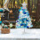 Kabnic Mini Blue Christmas Tree Desktop Ornament 4