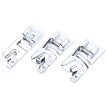 Hem Feet, 3 Pcs/Set Rolled Hems Presser Foot Narrow Foot Hemmer Set 3mm 4mm 6mm Hemming Pressure Feet for Sewing Machines