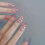 (S) Pink Cat Eye Fake Nails, Square Tips 1
