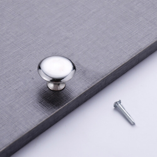 Cabinet Knob, Round Drawer Pulls, Dresser Knobs, Kitchen Knobs, Closet Cupboard Door Cabinet Knobs Pull Handles Hardware with Long Short Screws 1