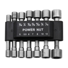 9/14Pcs Socket Nut Driver Set Hexagonal Drill Bit Set Impacts Driver Socket Adapter for Hand Drill Electric Screwdriver