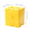 Yellow ABS Cheese Storage Box – Airtight, Stackable, 10.5 2