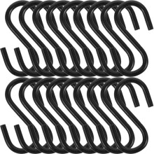 200pcs S Shaped Hooks for Kitchen Iron Door Back Bag Small Hangers