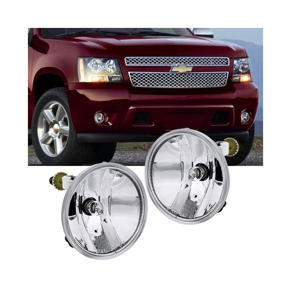 Fog Assembly Compatible With 2007Â2013 Chevy Avalanche/Suburban/Tahoe, Gmc Yukon/Acadia, Ford Mustang, Pontiac, 2015Â2017 Silverado/Colorado Light 9405492438286