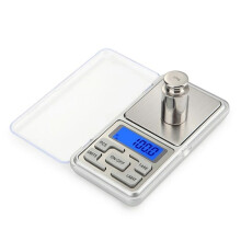 Digitale Schmuckwaage 500g/0,1g Edelstahl Mini Handgewicht In der Tasche