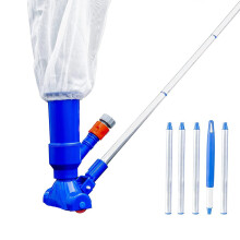 Swimming Pool Spa Jet Vacuum Cleaner with Brush & 56' pole for Above Ground/ Inflatable Pool, Hot Tub, Pond, Spa, Lake and Fountain