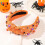 Tiara de Halloween feminina com pérolas de cristal e miçangas. 3