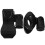 2 Pcs Universal Microphone Spring Clip Mic Holder Clip Wireless Microphone Black 1