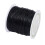 Copper Beading Wire Craft Jewelry String Black 0.5mm 23m 6