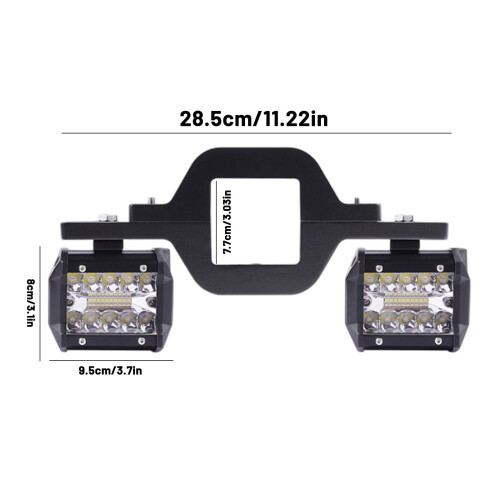 Universal 4 Inch Trailer Hook Bracket for Work and Reverse 1