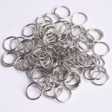 Gold/Silver/Bronze/Black Metal Jump Rings Split Rings 4/5/6/7/8/10/12/14/16mm-Platinum-14mm (50pcs)