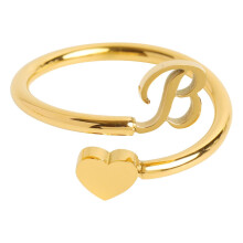 yuehao accessories rings to my granddaughter initial heart ring 26 letter heart ring simple fashion jewelry popular accessories b