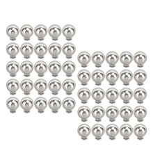 Set di rivetti sferici 50 set ferro 15 mm / 0,6 in argento