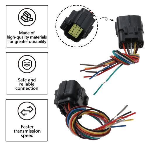 10Pin10Wire Αδιάβροχο Ηλεκτρικό Βύσμα Καλωδίωσης Σύνδεσης 1,8mm 2