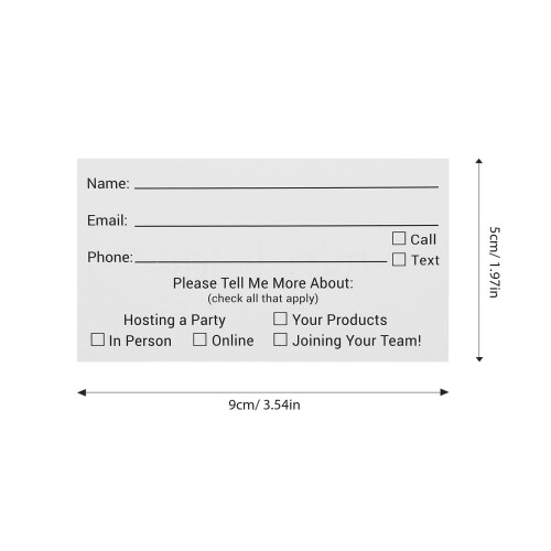 100 Pcs Multi-use Voting Cards Blank White Entrance Tickets 1