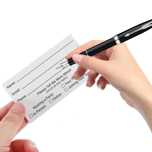 100 Pcs Multi-use Voting Cards Blank White Entrance Tickets 2