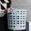 Panier à linge pliable avec poignée, en ABS, grande capacité 6