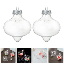 Clear Plastic Light Bulb Ornaments for DIY Holiday Decor 10