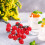 4pcs Simulation Cherry Tomatoes Home Kitchen Cherry Tomatoes Props Fruit Cherry Tomato 6