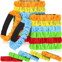 20 bandas elásticas para carreras de tres piernas al aire libre, cuerdas de sujeción para carreras de piernas para niños y adultos.