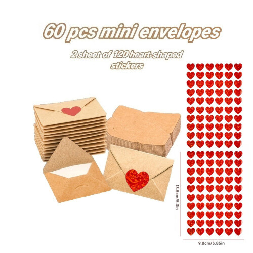 Love Notes Box with Mini Blank Cards and Envelopes 12 pcs 2