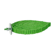 Parrot perch pole with suction cup and grinding claws