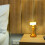 Rechargeable Dimmable Metal Touch Lamp Gold 1pc 2