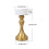 Rechargeable Dimmable Metal Touch Lamp Gold 1pc 4