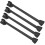HEMOTON 4 stk. foldbare spisebordsben 40,00 x 4,00 x 3,50 cm sorte 3