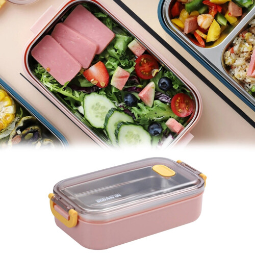 Stainless Steel Lunch Box for Adults 1.2L 1