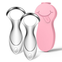 Raspador de língua da nova série para adultos, limpador de língua portátil de metal com estojo verde, remove a camada superficial da língua e