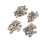 Metal Snap Buttons 12.5mm Silver 3 pcs 4