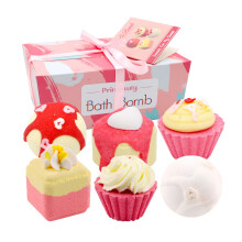 6 Handmade Secret Romance Spa Bath Bombs Bath Melts Bath Truffles Gift Set Valentine's Day Spa