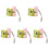 5Ensembles Organisateur Crotte ABS Portable Rose 1