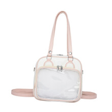 Kabelka Ita Bag, japonská nastaviteľná taška cez rameno, dámska taška cez rameno, biela, ružová