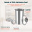 Stainless Steel Ham Maker Meat Press with Thermometer 2 pcs 3