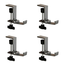 Heavy Duty Adjustable No-Drill Christmas Stocking Hooks – 4-Pack, Compatible with Gradland