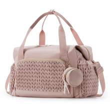 Large Capacity Diaper Bag Tote – Hospital & Travel Bag with Pacifier Case, Elegant Shoulder Duffle Bag