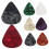 30Pcs Guitar Picks for Electric Guitar Assorted Color Thick Triangle Picks for Instruments 3