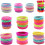 Hair Ties Set Candy Colors 100 Pcs 6