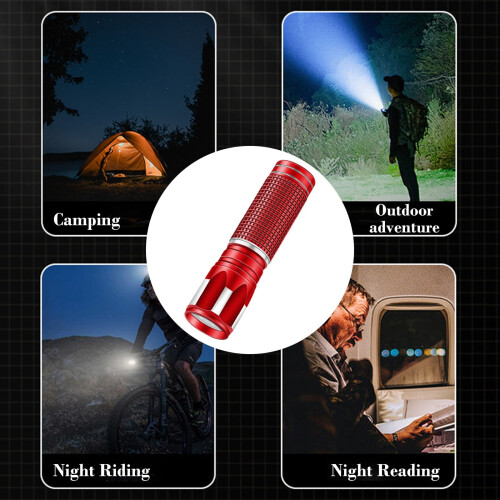 Rechargeable LED Flashlight with Type C Fast Charging, Bright Portable Hand Light for Camping, Hiking, Emergency 2