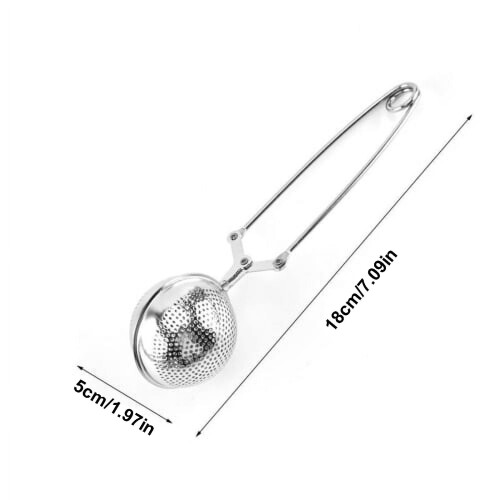 Tea Strainer, Loose Leaf Tea Infuser, Tea Strainer Premium Stainless Tea Strainer with Handle for Loose Tea Mesh Tea Filter Infusers 2