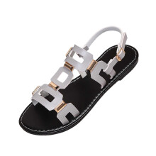 Gray Block Heel Open-Toe Sandals for Women – Vintage Ankle Strap, Synthetic, EU43/UK7.5/US9.5, Spring/Summer