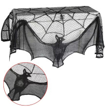 Halloween spider fireplace cloth decoration set of 5