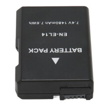 EN-EL14 7,4 V 1480 mAh Batterie Schwarz für D5300 D3200
