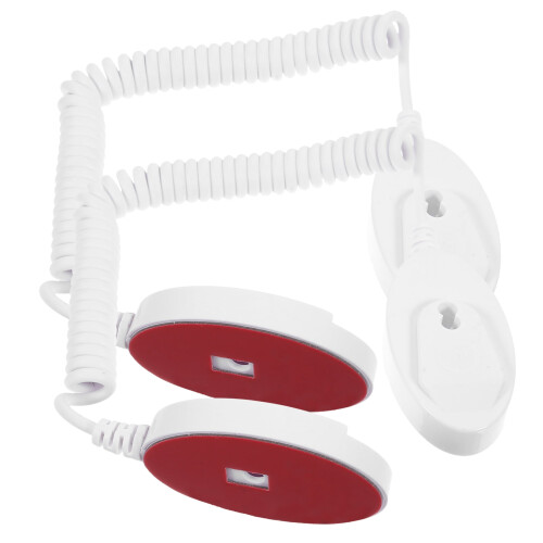 2Pcs Retractable Remote Control Holder Cable Anti Lost Security Leash 2