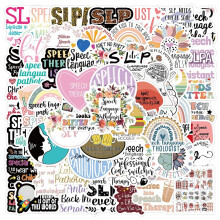 Speech Language Pathologist Sticker Pack Vibrant Designs for SLPs, Therapy Enthusiasts, and Decor Lovers Unique