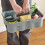 Sturdy Plastic Storage Bin Ergonomic Handle and Divideds Compartments for Garage Tool Organization 2