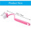 Toilet Brush Set Plastic 3-Piece S-Shaped Handle 4