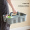 Sturdy Plastic Storage Bin Ergonomic Handle and Divideds Compartments for Garage Tool Organization 5